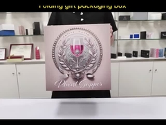 Boîtes cadeaux magnétiques pliables à emballage plat