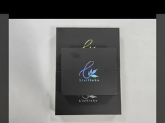 Matériaux recyclés Taille personnalisée Boîte cadeau en forme de livre avec couvercle magnétique