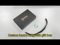 Logo personnalisé Emballage mat de luxe Flip Top Carton Fermeture magnétique Boîte cadeau en papier