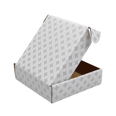 Surface brillante Finition de livraison Boîte d'expédition Boîtes de carton sur mesure pour l'emballage
