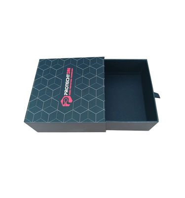 Boîte d'emballage artisanal de luxe industriel tiroir carré Rose préservée boîte cadeau