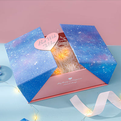 Coffret cadeau personnalisé pour parfum, montre et bague avec ouverture double porte et votre propre logo