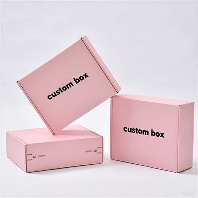 Boîte en carton ondulé imprimée en CMYK / PANTONE pour les soins de la peau