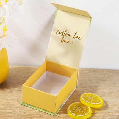 Vente à chaud en Europe Boîte de carton rigide biodégradable faite à la main Emballage cadeau de luxe Boîte cadeau magnétique