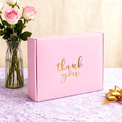 Emballage cadeau recyclable biodégradable en carton ondulé pour chaussures, vêtements, éponge, courrier postal, expédition