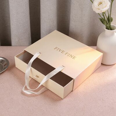 Factory Price Custom Eco-friendly Rectangle Sliding Drawer Packaging Box for Wig Scarf Wallet