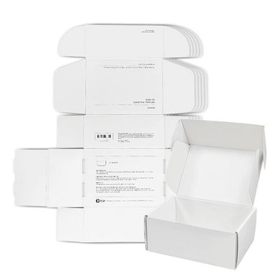 Vêtements pour animaux de compagnie personnalisés Boîte d'emballage de harnais pour chiens Boîte pliante courrier blanc