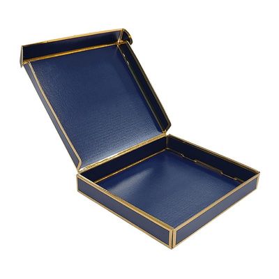 Finition de surface mate Logo personnalisé Imprimé Pack plat ondulé à découpe pliable Kraft Box
