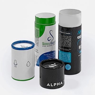 Tubes de papier carton kraft ronds boîte d'emballage cylindre tubes d'expédition personnalisés