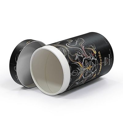 Logo personnalisé Boîte à cylindres en carton cylindrique ronde pour les cosmétiques