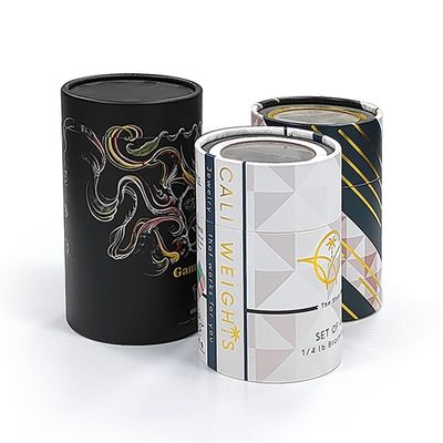 Logo personnalisé Boîte à cylindres en carton cylindrique ronde pour les cosmétiques