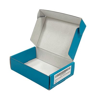 Boîte de papier pliable personnalisée Boîte d'emballage de courrier en carton ondulé kraft