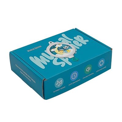 Boîte de papier pliable personnalisée Boîte d'emballage de courrier en carton ondulé kraft