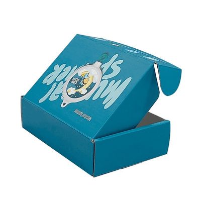 Boîte de papier pliable personnalisée Boîte d'emballage de courrier en carton ondulé kraft
