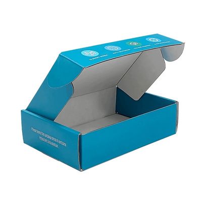 Boîte de papier pliable personnalisée Boîte d'emballage de courrier en carton ondulé kraft