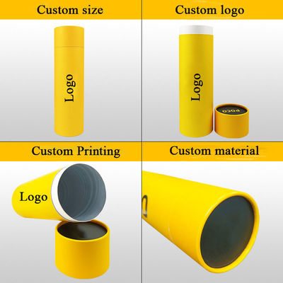 Emballage à la main en carton CMYK en papier cylindrique en tube pour chaussettes et sous-vêtements