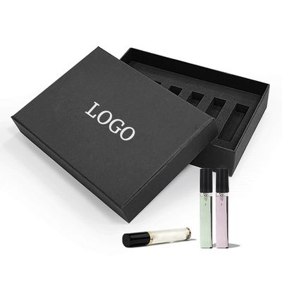 Boîte d'atomisateur de verre de remplissage portable de 5 ml et 10 ml pour parfum cosmétique pour les lèvres
