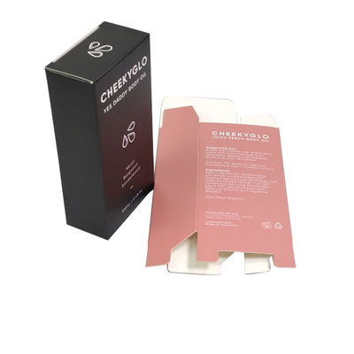 Boîtes de verrouillage automatique imprimées sur mesure 350gm 400gm 500gm Boîte en papier revêtu d'art