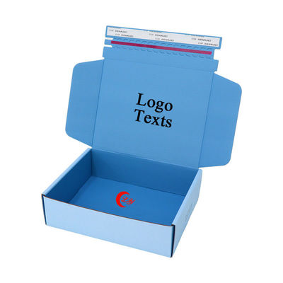 Boîte en papier ondulée pour l'emballage cadeau Petite boîte d'expédition imprimée sur mesure pour les avions