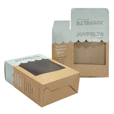 Boîtes de cadeaux en papier kraft brun