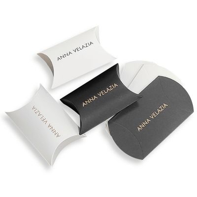 Autres Boîte de type emballage pliable en forme d'oreiller Boîte de papier kraft à personnaliser