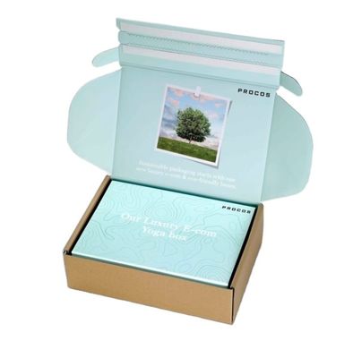 Boîtes de courrier en carton ondulé personnalisées certifiées FSC