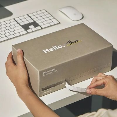 Boîtes de courrier en carton ondulé personnalisées certifiées FSC