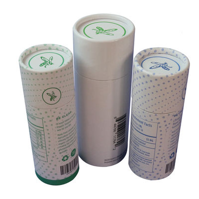 Boîtes d'emballage pour cadeaux ronds Boîtes de papier recyclé en tube Boîtes d'emballage CMYK Couleur
