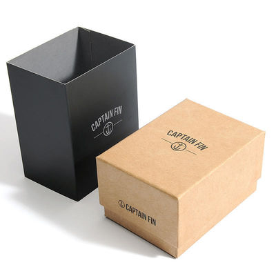 CMYK Rectangle Couvercle Et Base Boîte en carton Boîte d'emballage de montre de poignet vide