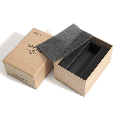 CMYK Rectangle Couvercle Et Base Boîte en carton Boîte d'emballage de montre de poignet vide