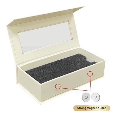 Boîte à couvertures magnétique personnalisée pour lunettes et lunettes de soleil Emballage de fenêtre transparent en PVC