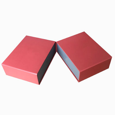 Boîte cadeau en carton rouge en papier vide Poche de montre personnalisée