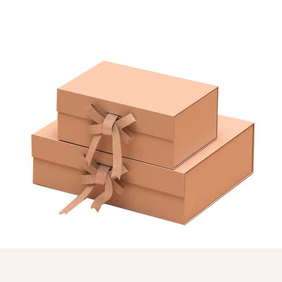 Boîte d'emballage magnétique de luxe en forme de livre Boîte-cadeau en forme de coquille en papier
