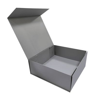 Boîte pliable magnétique rigide pliable sur mesure avec manutention d'impression en relief