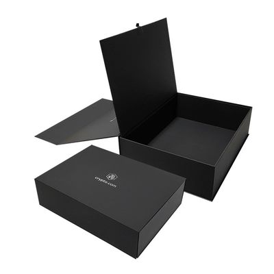 Boîte pliable rigide à laminage mat boîte cadeau magnétique pliable rigide