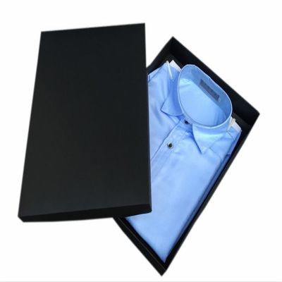 Logo personnalisé accepté Hommes Sweatsuit Verpackung dans une grande boîte cadeau rigide texturé noir