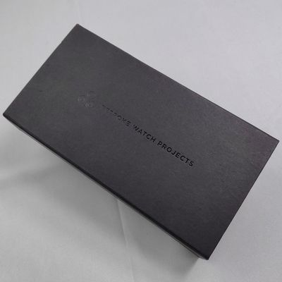 Design personnalisé en papier carton boîte à livres magnétique pour montres emballage Insert