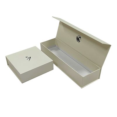Boîte magnétique en forme de livre, en papier, en matériau, boîte d'emballage cadeau magnétique sur mesure pour bijoux