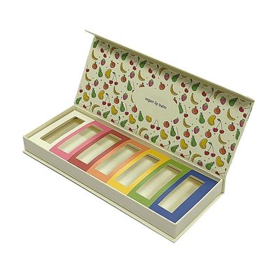 Boîtes en papier à fermeture magnétique respectueuse de l'environnement pour emballage de pinceaux de maquillage personnalisés