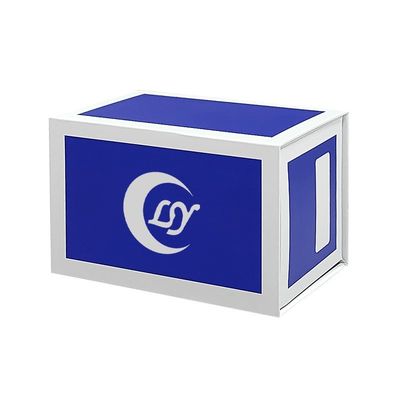 Boîte d'emballage magnétique pliable en carton rigide Eco-friendly Boîte de papier recyclable