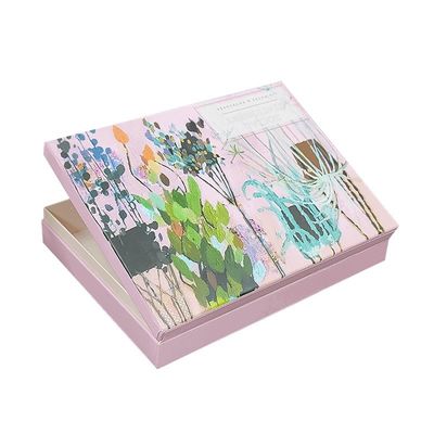 Boîte d'emballage de bijoux personnalisée en papier imprimé en couleur Boîte de carton recyclé