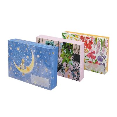 Boîte d'emballage de bijoux personnalisée en papier imprimé en couleur Boîte de carton recyclé