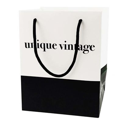 OEM Designs personnalisés Luxe Matte Gift Shopping Sac en papier avec logo Pour les chaussures de vêtements