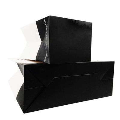 OEM Designs personnalisés Luxe Matte Gift Shopping Sac en papier avec logo Pour les chaussures de vêtements