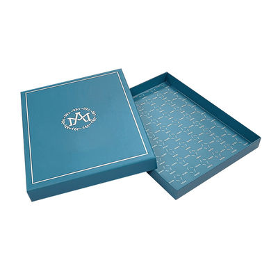 Logo propre Carton couvercle amovible 2 boîtes rigides personnalisées boîte d'emballage mince avec logo pour T-shirt vêtements