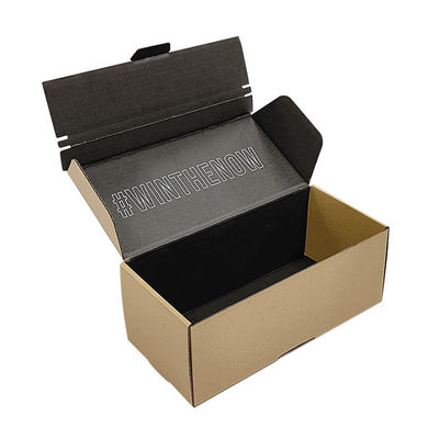 Boîte d'expédition de commerce électronique de luxe avec matériel de flûte et accessoires de ruban