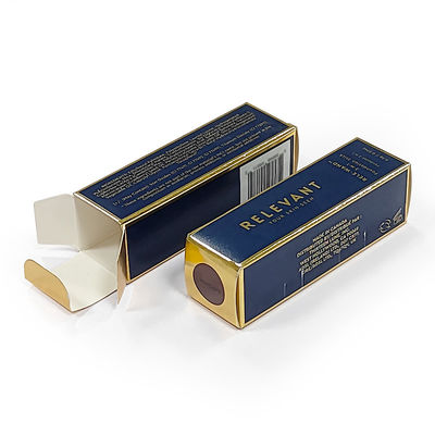 Couleur personnalisée rouge à lèvres boîte de parfum en carton pliable rouge à lèvres cadeau d'emballage cosmétique boîte de couleur en papier