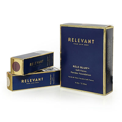 Couleur personnalisée rouge à lèvres boîte de parfum en carton pliable rouge à lèvres cadeau d'emballage cosmétique boîte de couleur en papier