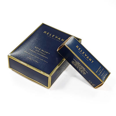 Couleur personnalisée rouge à lèvres boîte de parfum en carton pliable rouge à lèvres cadeau d'emballage cosmétique boîte de couleur en papier