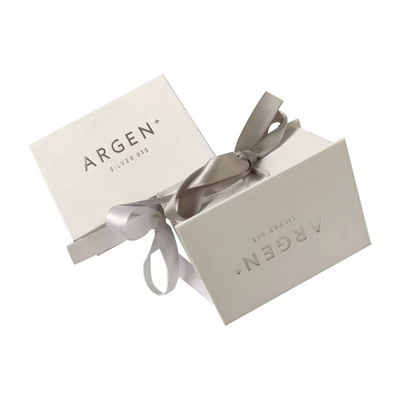 Collier personnalisé bijoux boîte en carton boîte cadeau de luxe emballage avec ruban boîte cadeau magnétique premium